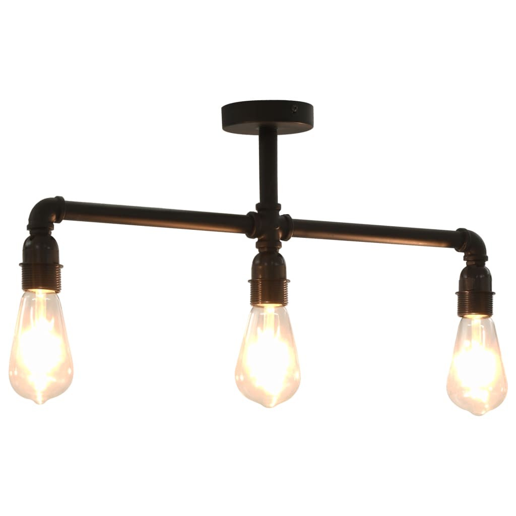 tinkaro Deckenleuchte JENNA Metall 3-er-Spot Schwarz