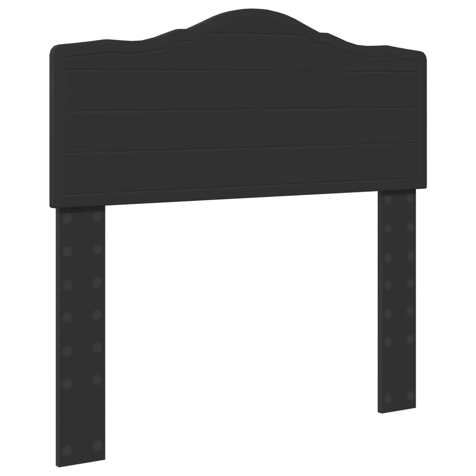 Bettgestell 196 x 78 x 90 cm Schwarz