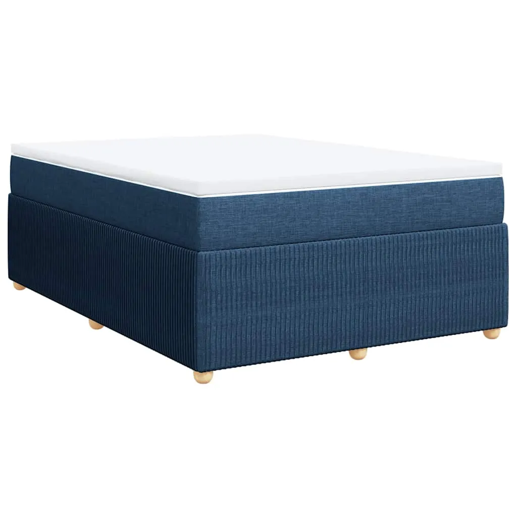 Boxspringbett Taschenfederkernmatratze 140x200 cm Blau