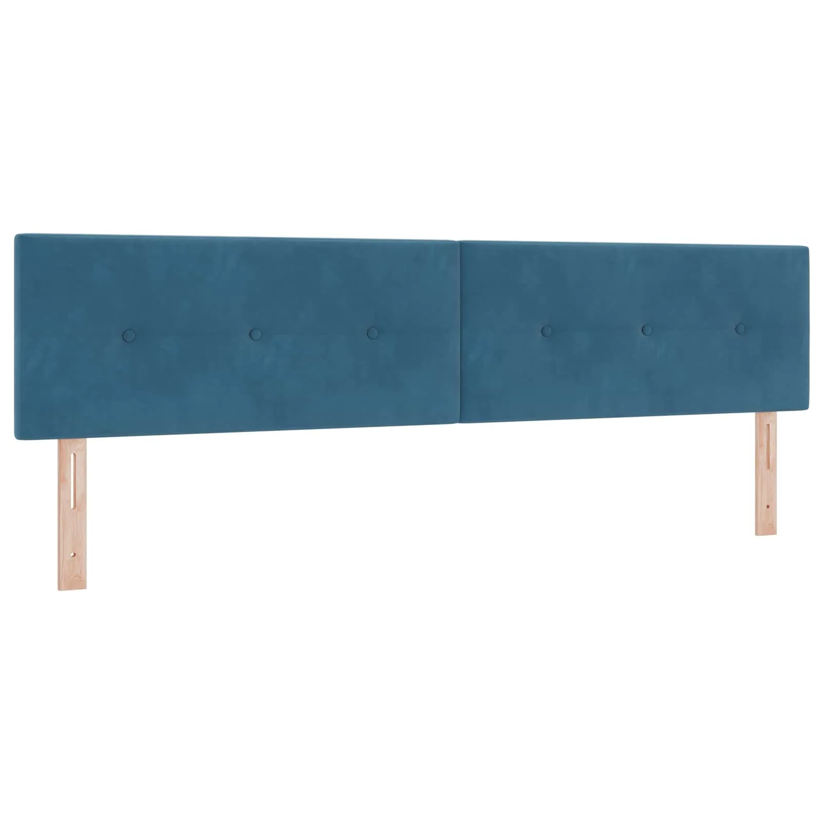 Staubett mit Matratze 200x200 cm Dunkelblau