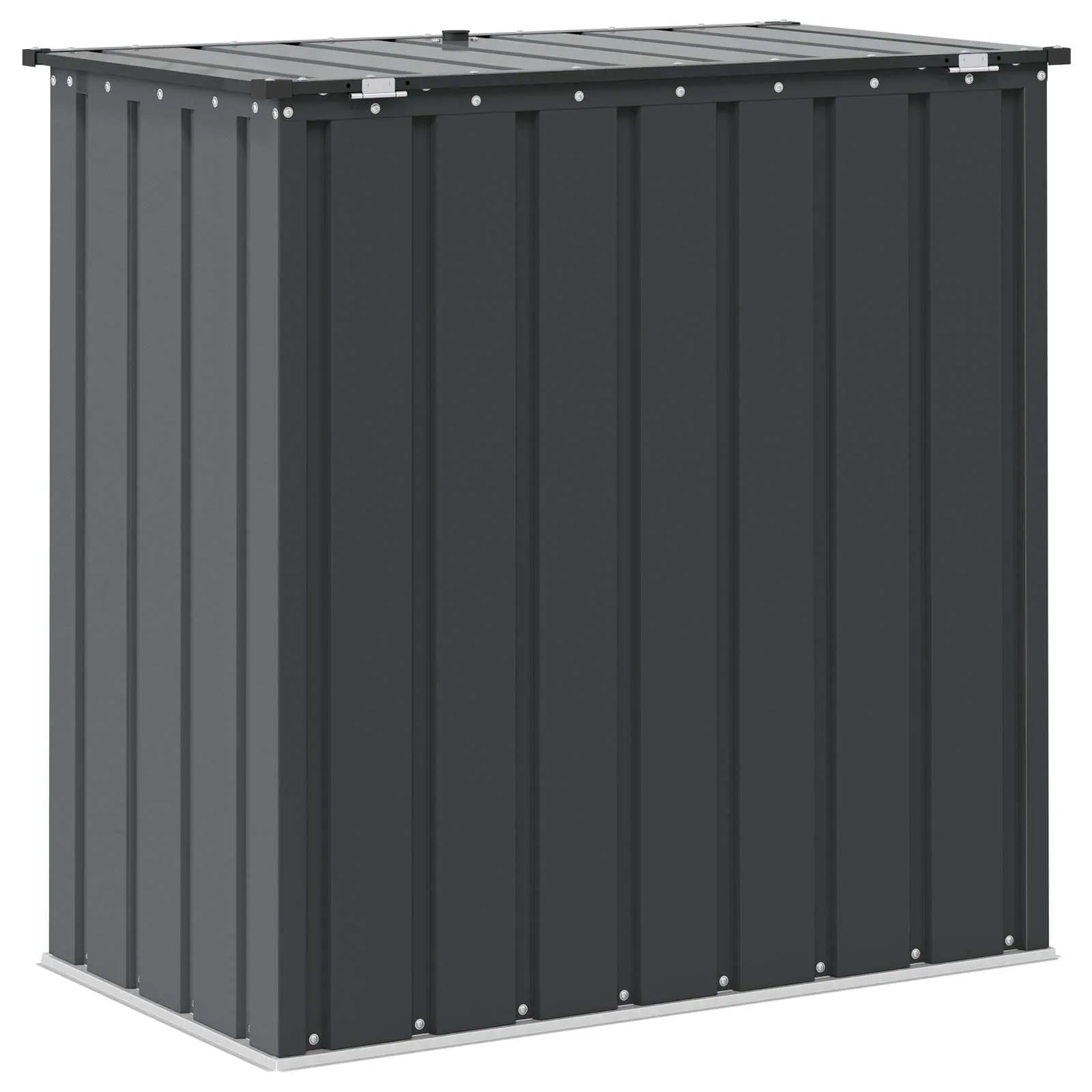 Abschließbare Gartenbox Schwarz 101,5 x 57 x 100,5 cm