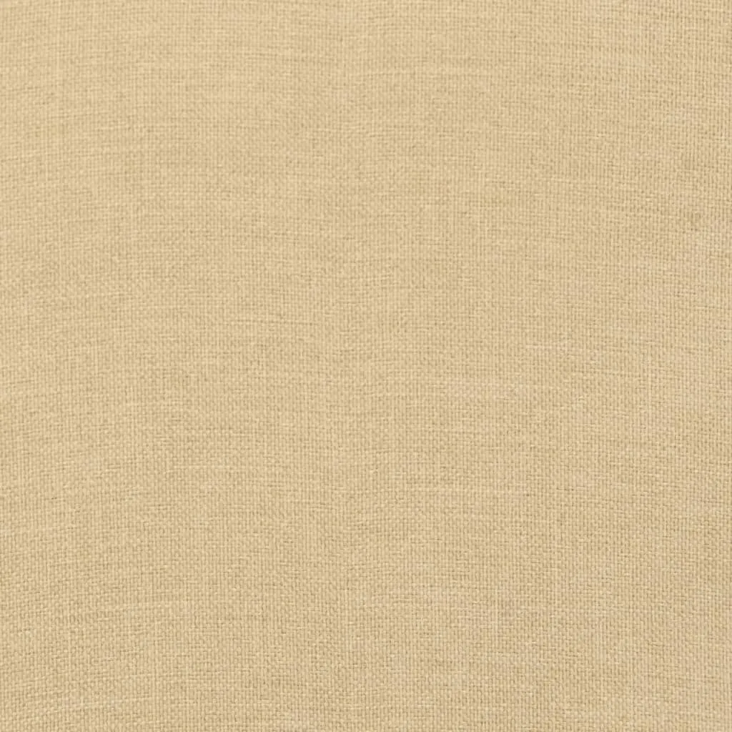 Liegenauflage Melange Beige 200x60x4 cm Polyester mit Schaumstofffaser
