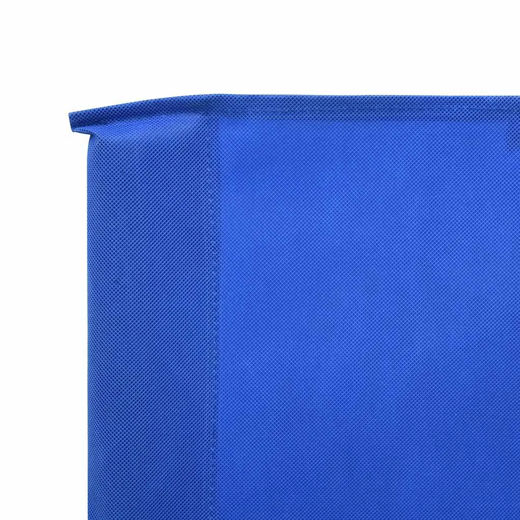 Faltbarer Windschutz 400 x 120 cm in Azurblau