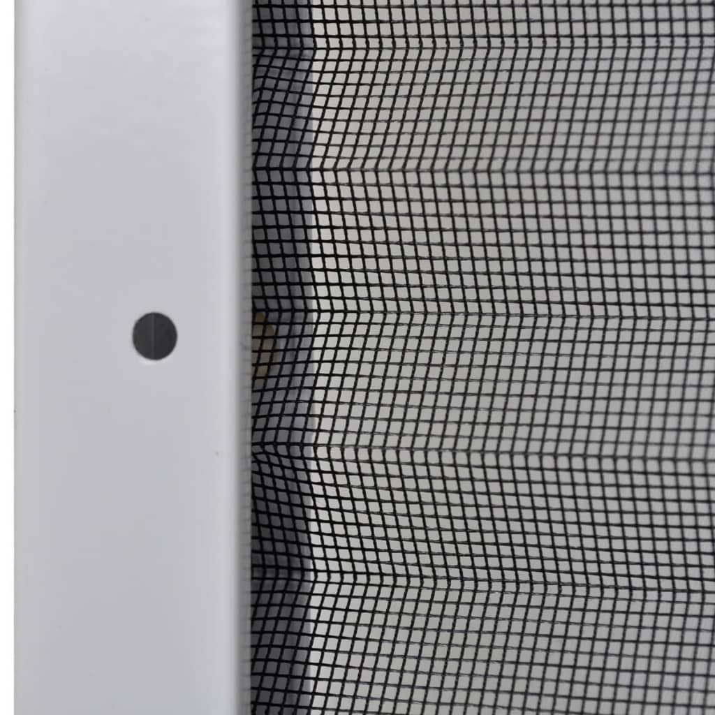 Insektenschutz-Plissee für Fenster Aluminium 80 x 100 cm