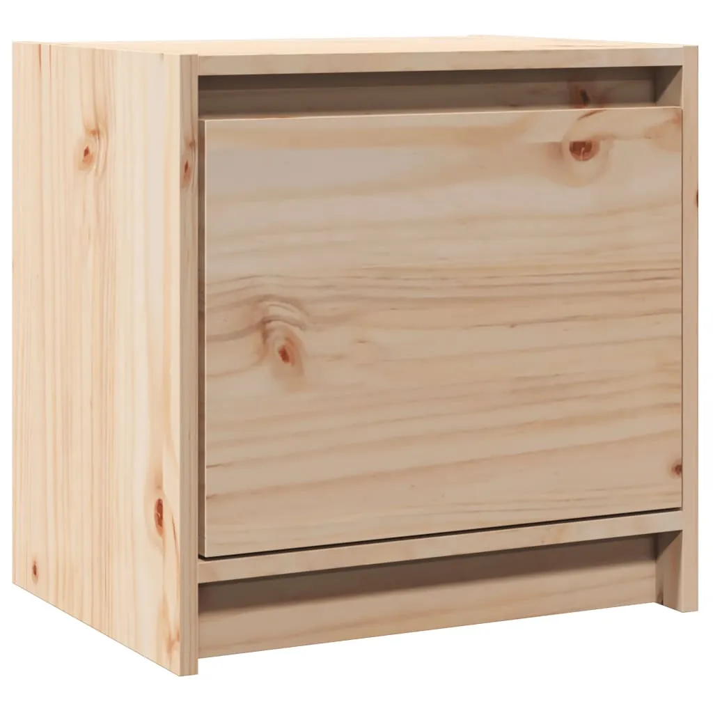 Eleganter Nachttisch aus Massivholz, 40 x 30,5 x 40 cm