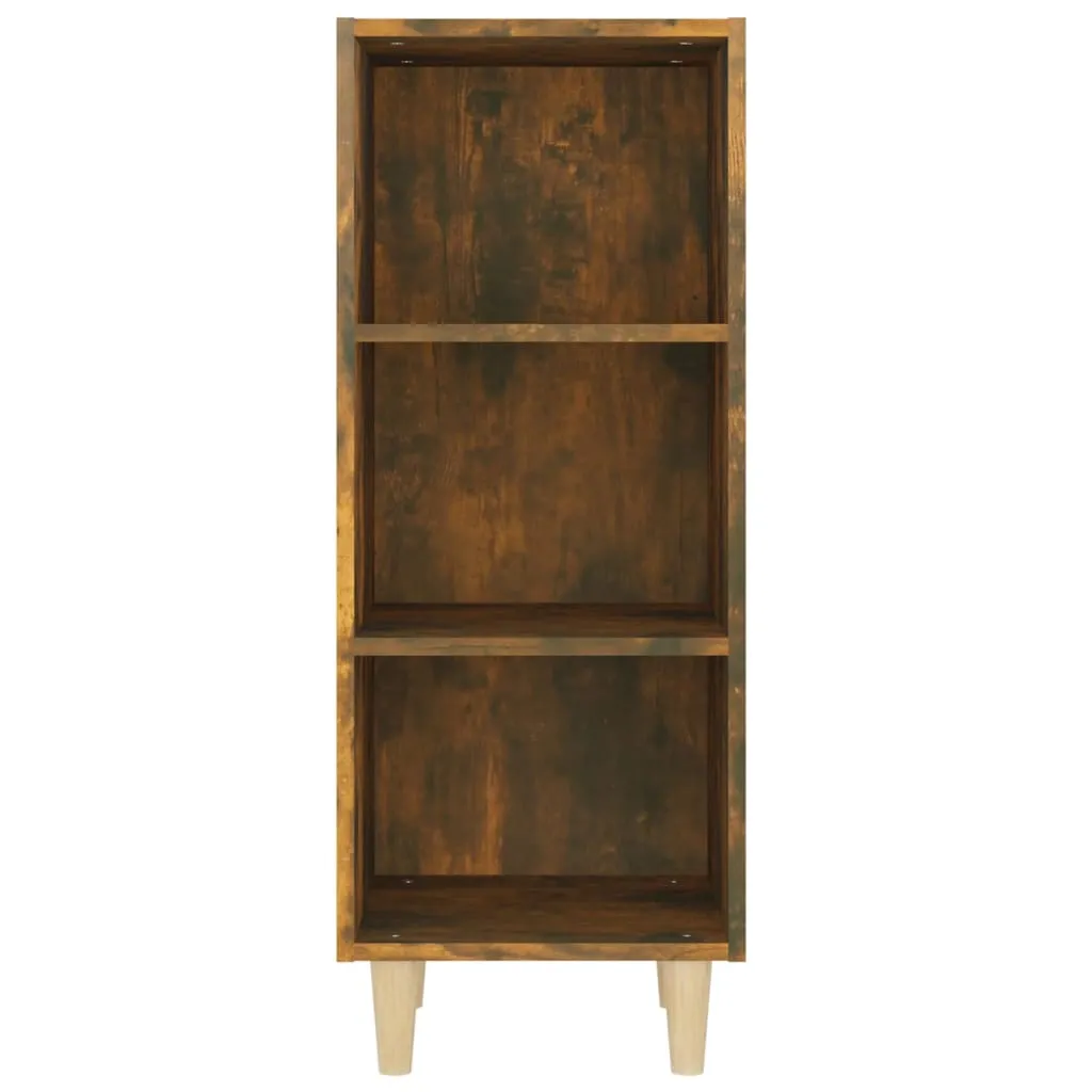 Sideboard Räuchereiche 34,5x32,5x90 cm Holzwerkstoff