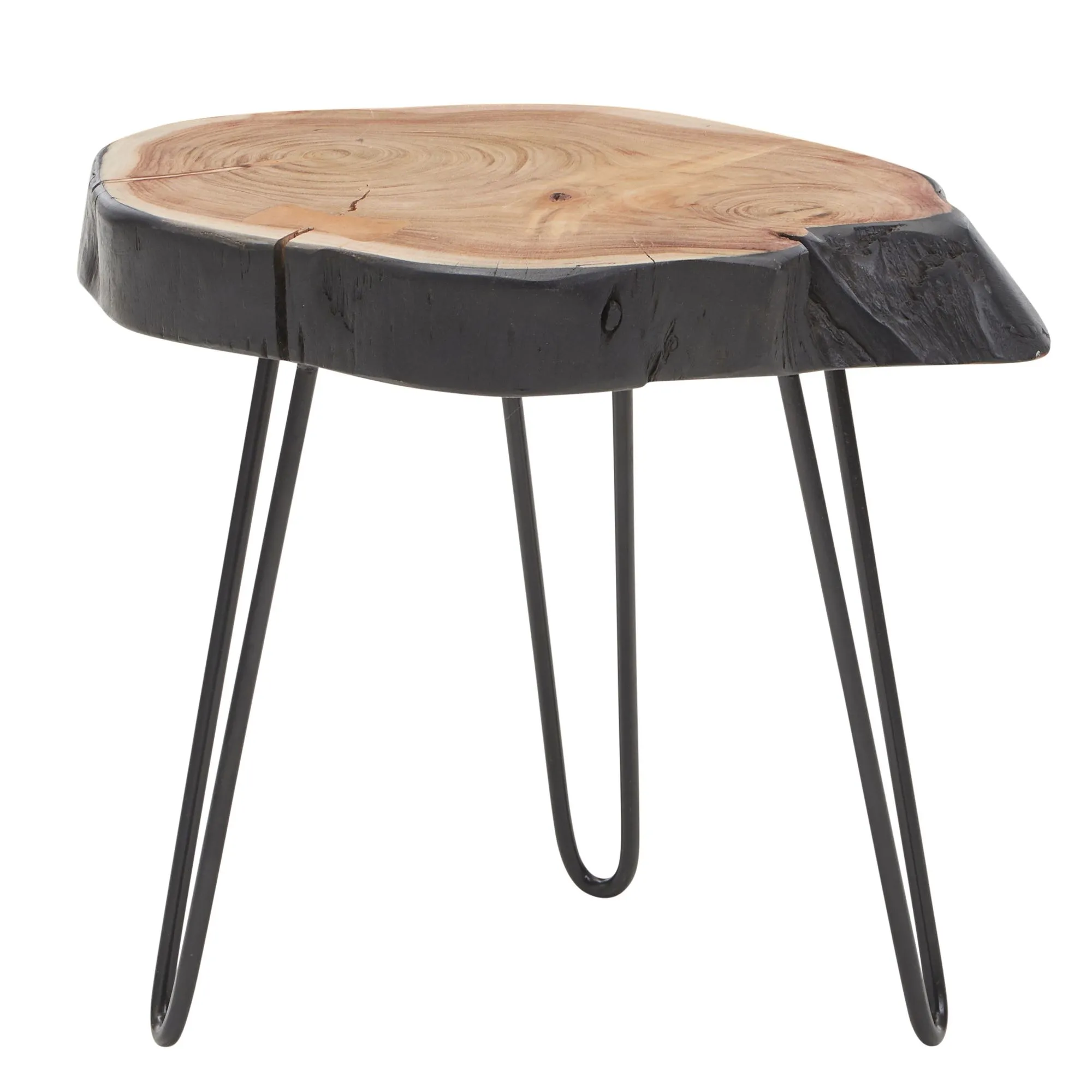 tinkaro Baumscheibe Beistelltisch BADI Baumkante Couchtisch Akazie Sofatisch tinkaro Baumscheibe Beistelltisch BADI Baumkante Couchtisch Akazie Sofatisch