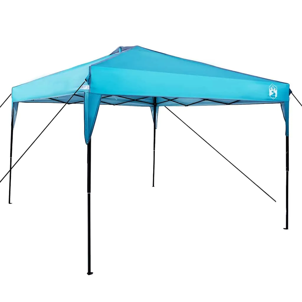 Pop-up Pavillon Zelt 290x290x251 cm Blau für Outdoor-Events