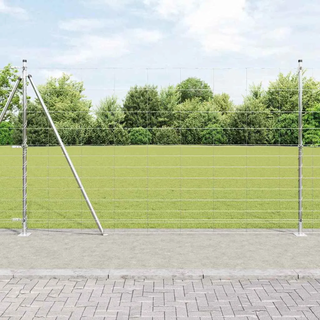 Außenzaunpfosten Stahl 2500 x 150 cm Galvanisiert