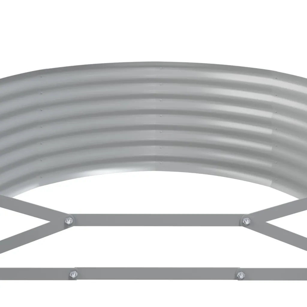 Hochbeet Verzinkter Stahl 175x100x36 cm Grau