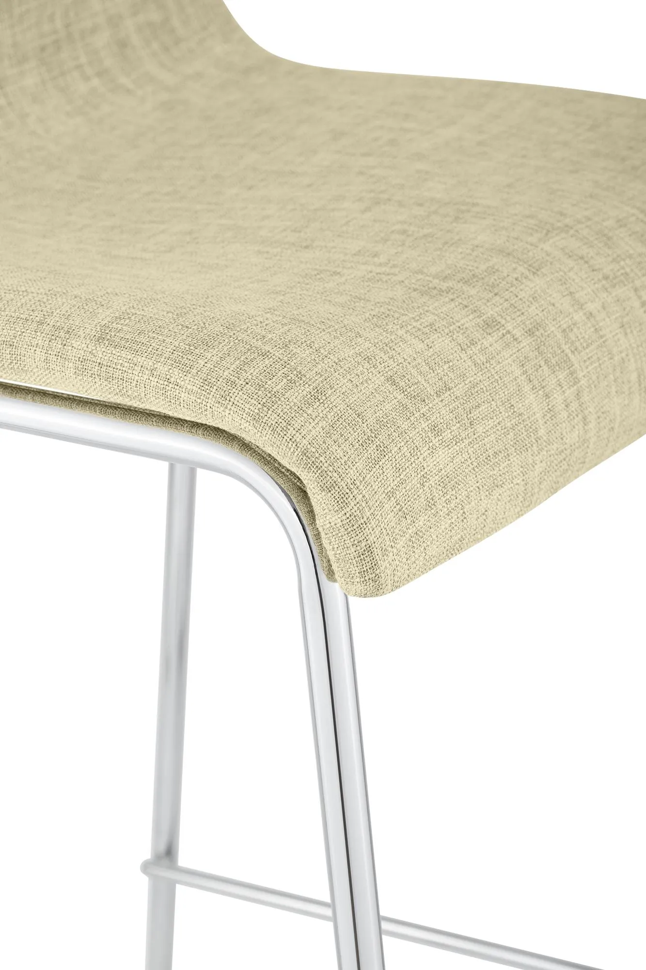 Barhocker Hover Stoff 100x43x48 cm creme