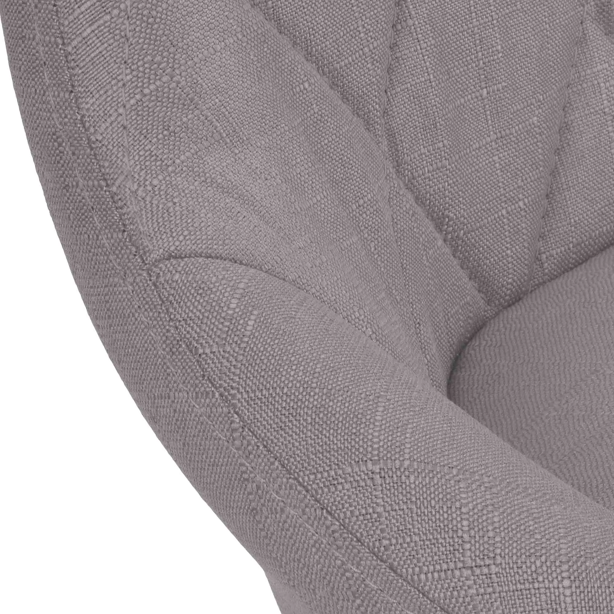 Barhocker Lazio Stoff 83-104x46x49 cm grau