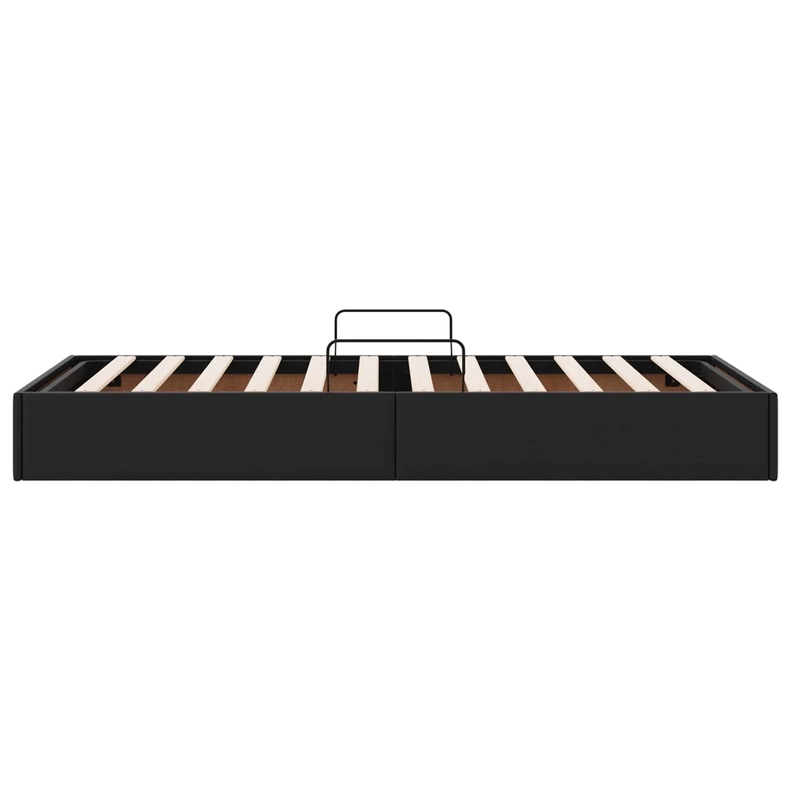 Ottoman Bettgestell 204 x 100 x 23.5 cm Schwarz