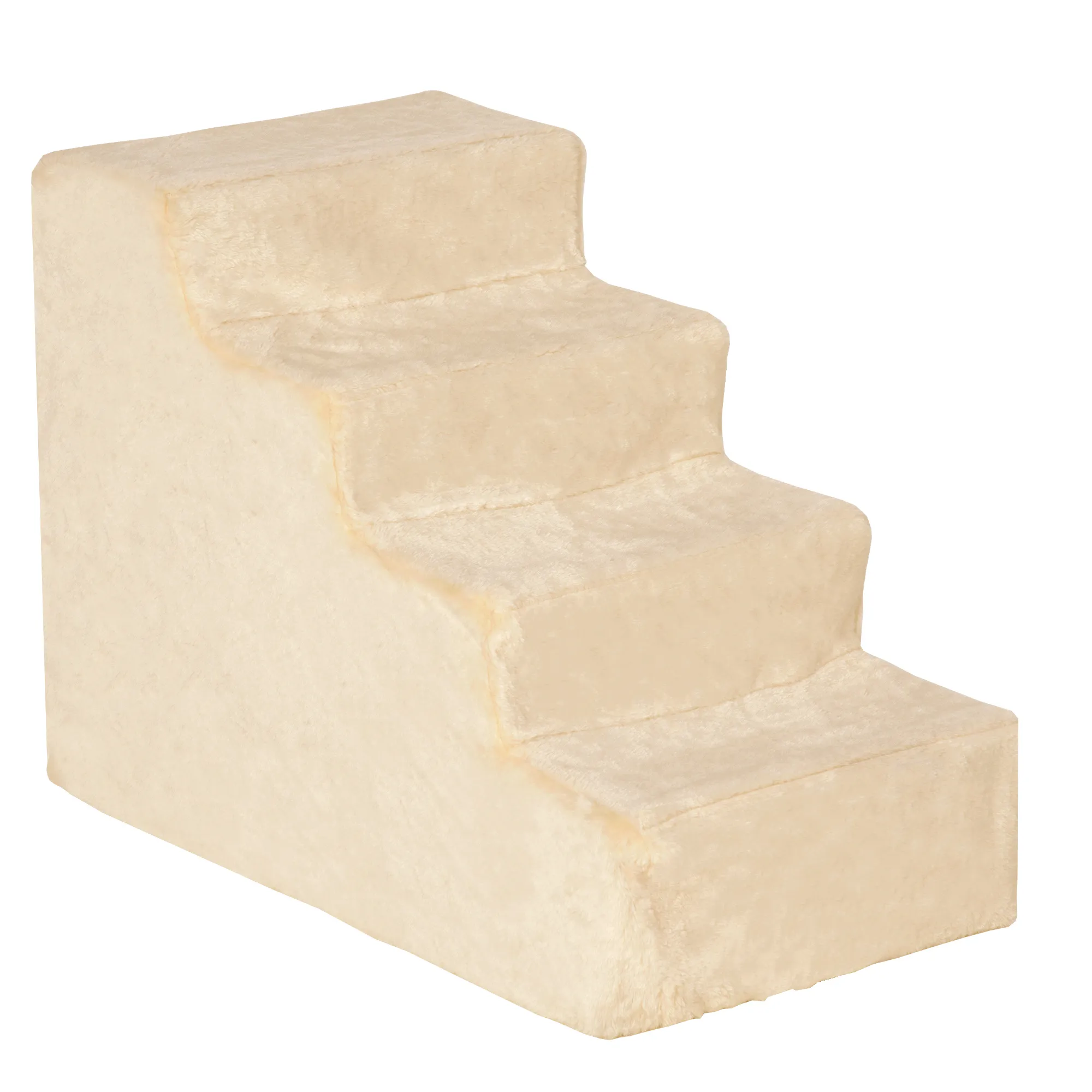 Katzentreppe Beige 60L x 35B x 44H cm für Haustiere bis 5 kg