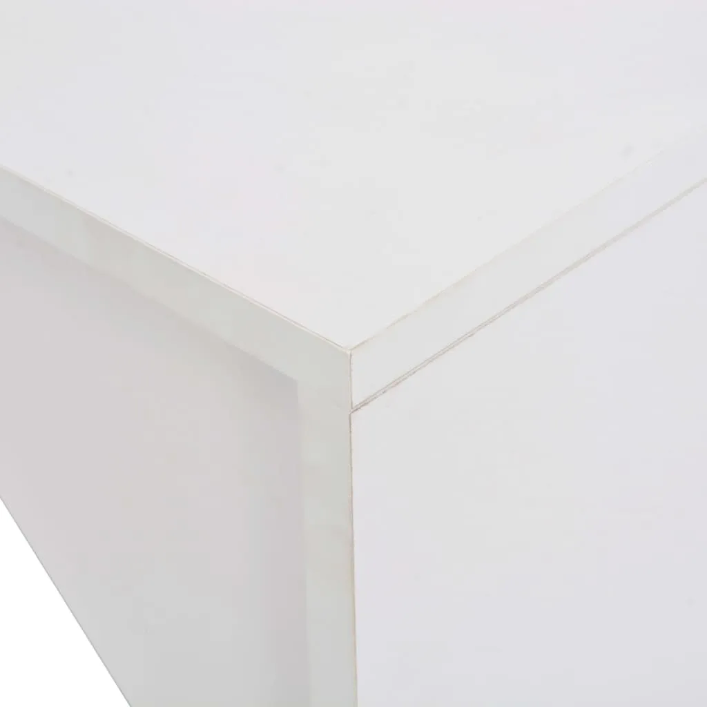 Bartisch mit Schrank Weiß 115x59x200 cm