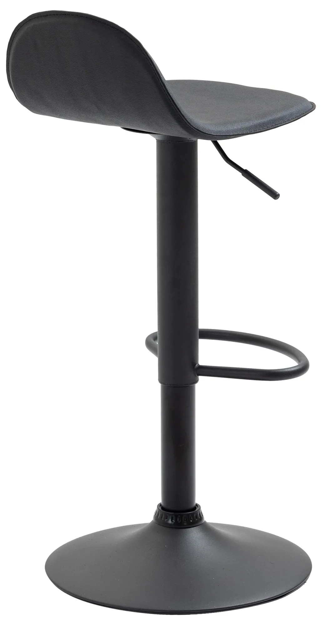 Barhocker Lana V2 94 cm Schwarz Kunstleder