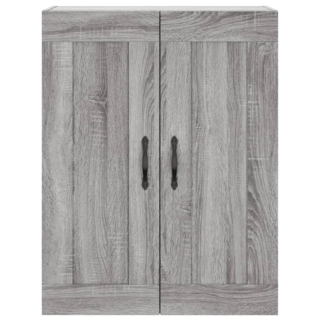 Highboard mit Sideboard Grau Sonoma 69,5 x 34 x 180 cm