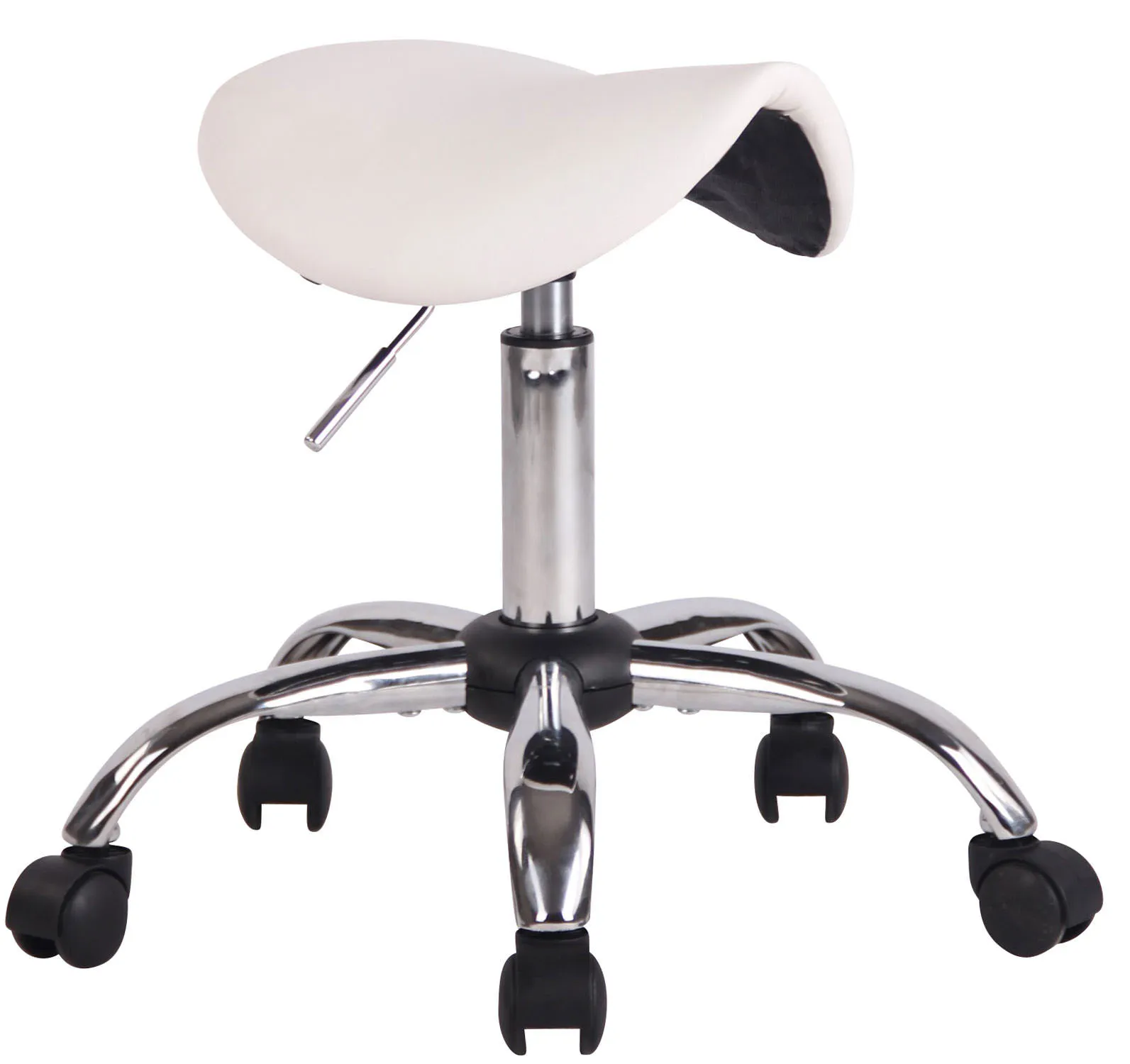 Arbeitshocker Augsburg 46-58 cm weiß