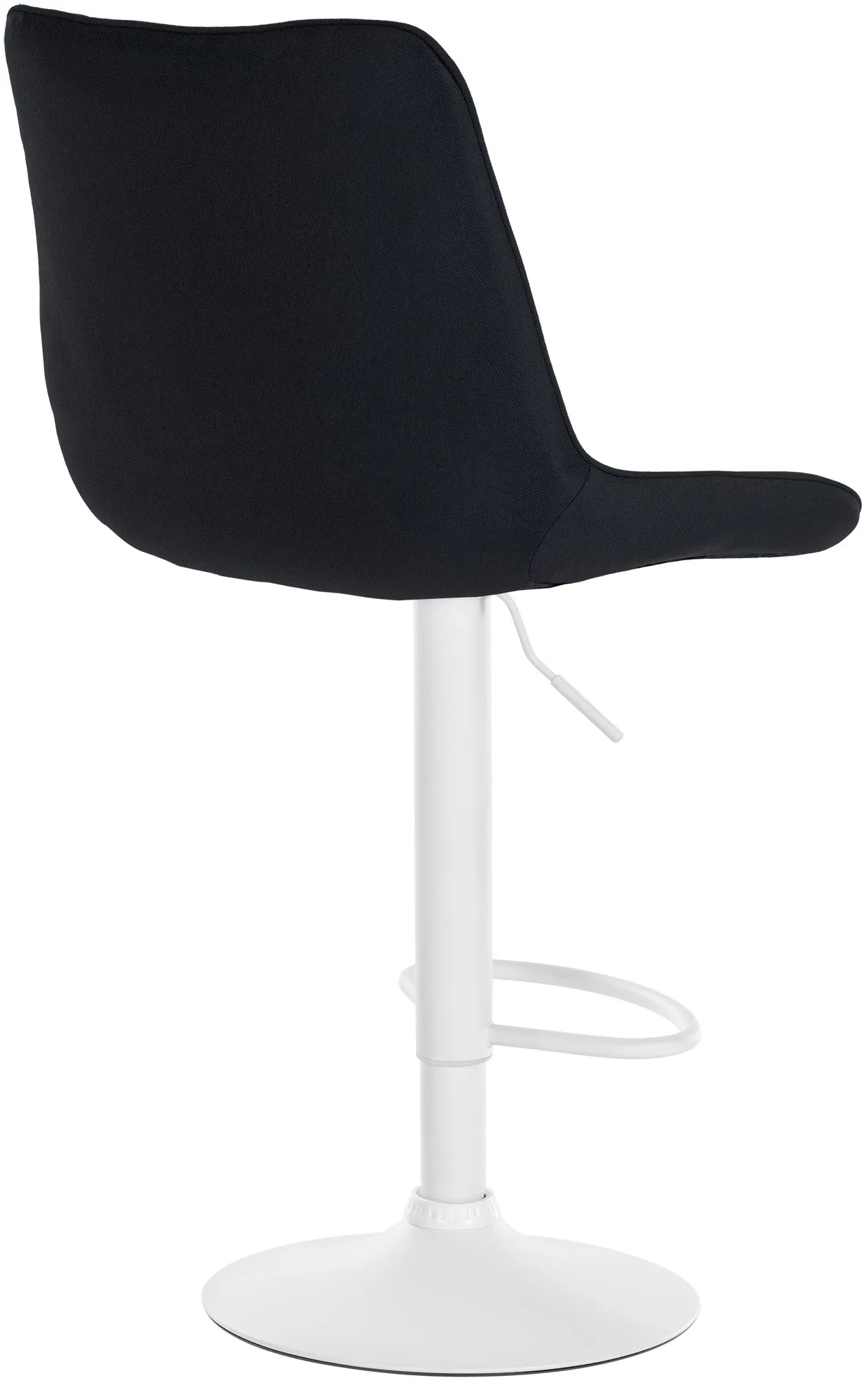 Barhocker Set Toni Stoff 91-112x49,5x50 cm schwarz