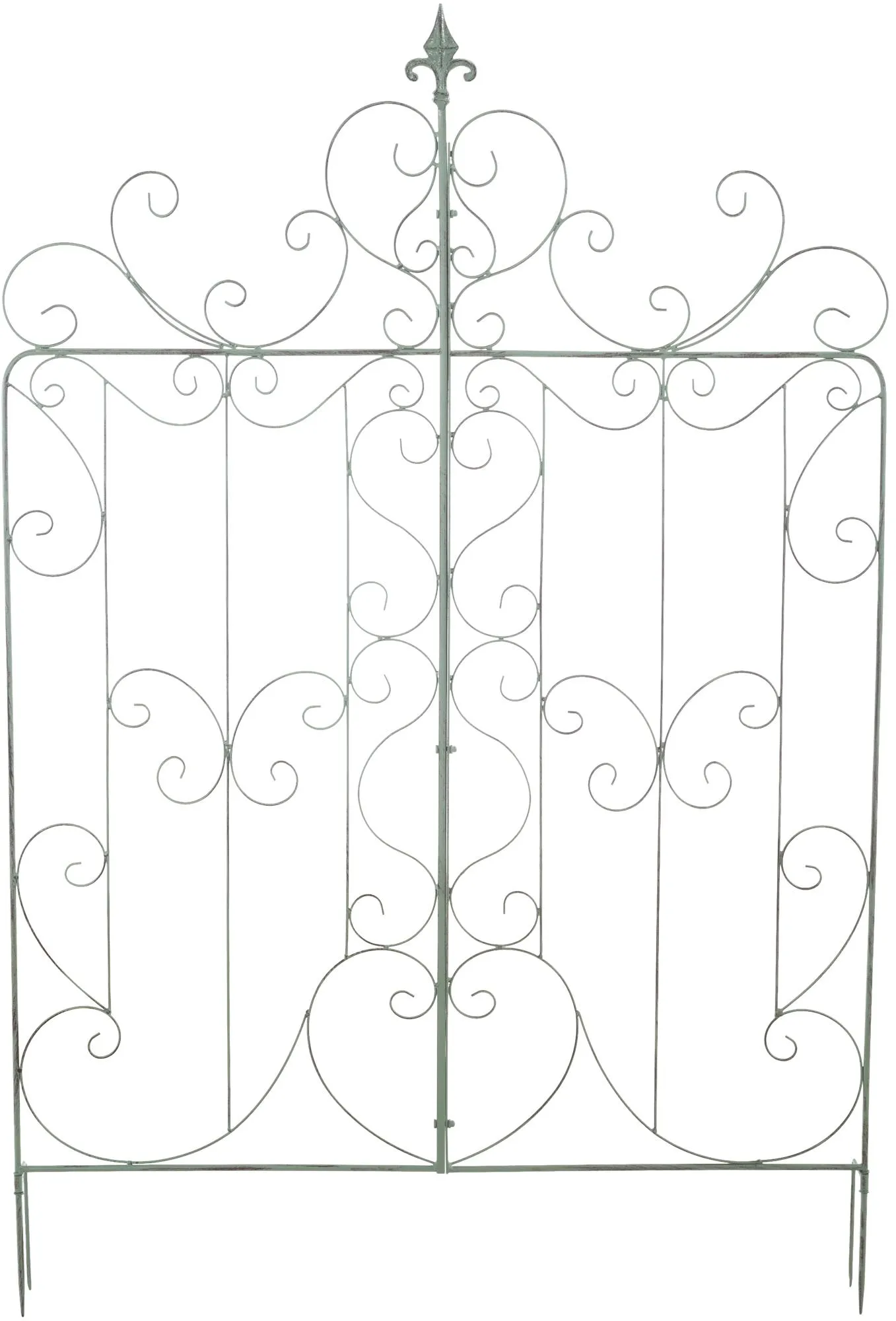 Rankgitter Mandevilla 133x99x2 cm antik-grün