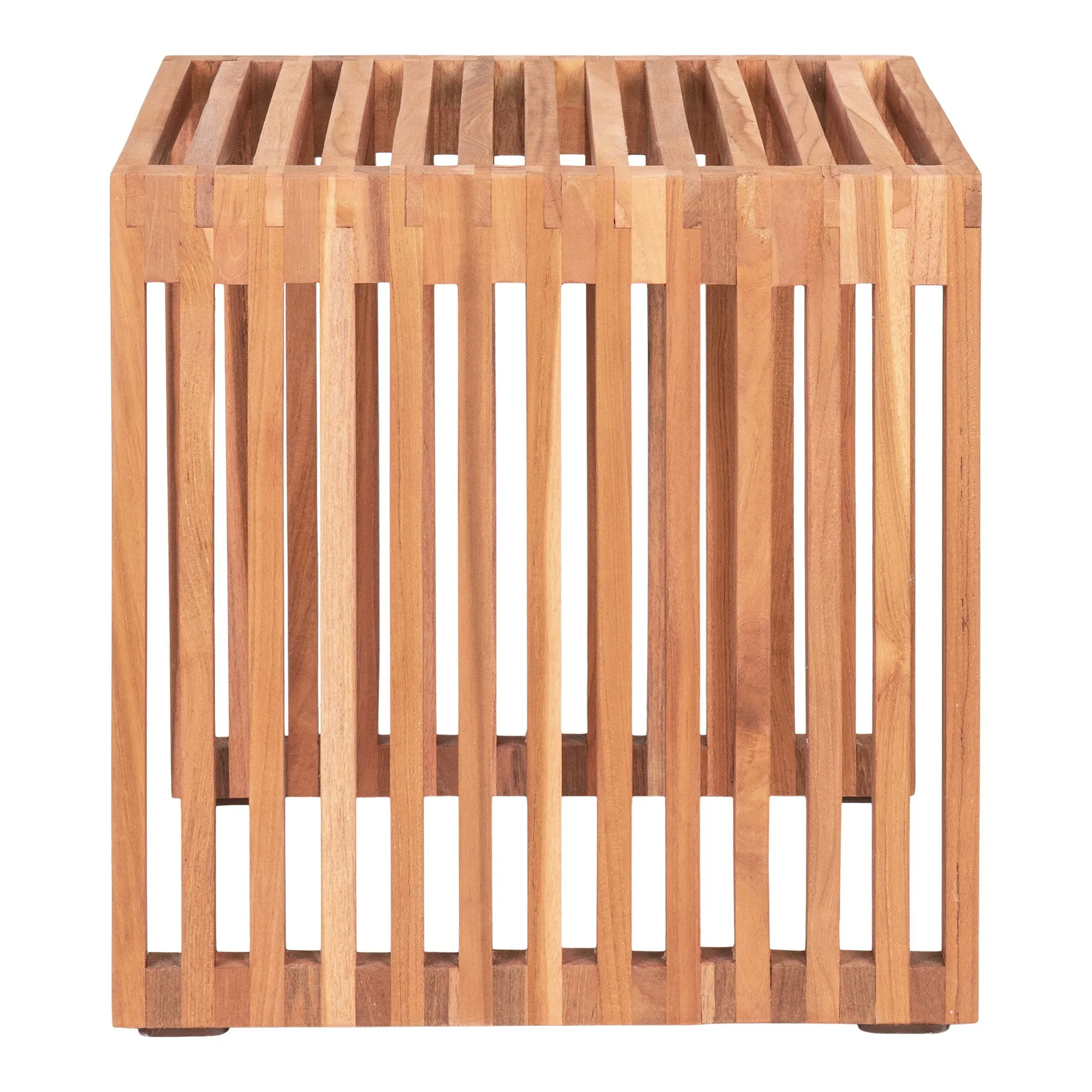 tinkaro Pego Beistelltisch 40x40x40 cm Natur Teak