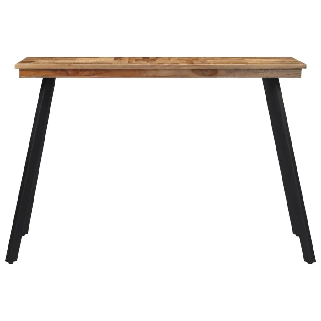 Esstisch Naturholz mit schwarzem Gestell 120 x 62 x 76 cm