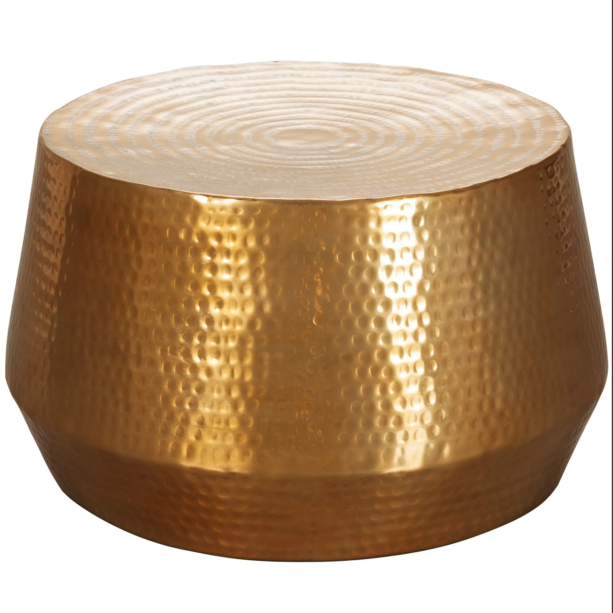 Wohnling Couchtisch 60x36x60 cm Aluminium Beistelltisch Gold Orientalisch Rund Wohnling Couchtisch 60x36x60 cm Aluminium Beistelltisch Gold Orientalisch Rund