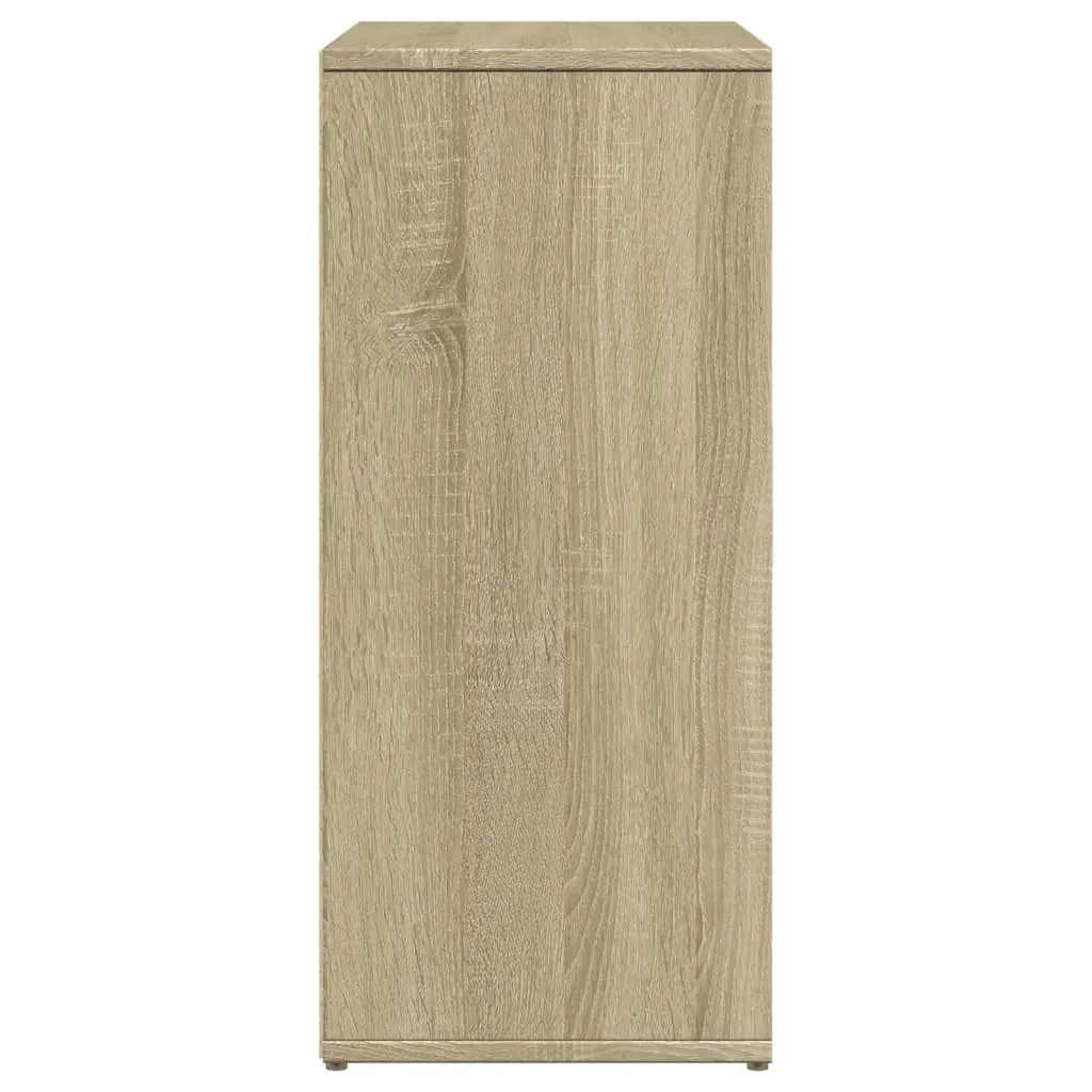 Robustes Sideboard 60 x 31 x 70 cm in Sonoma-Eiche, Holzwerkstoff
