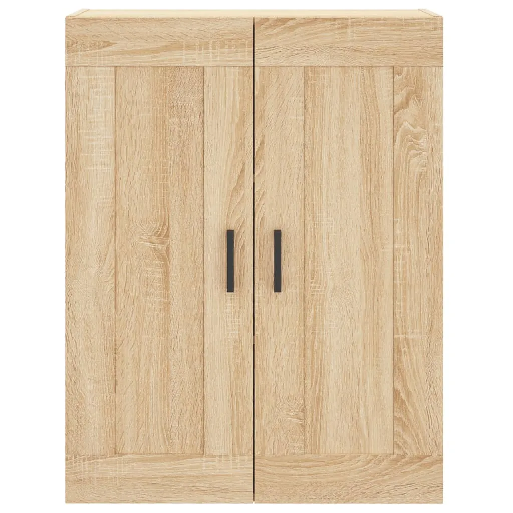 Highboard Sonoma-Eiche 69,5 x 34 x 180 cm aus Holzwerkstoff und Metall