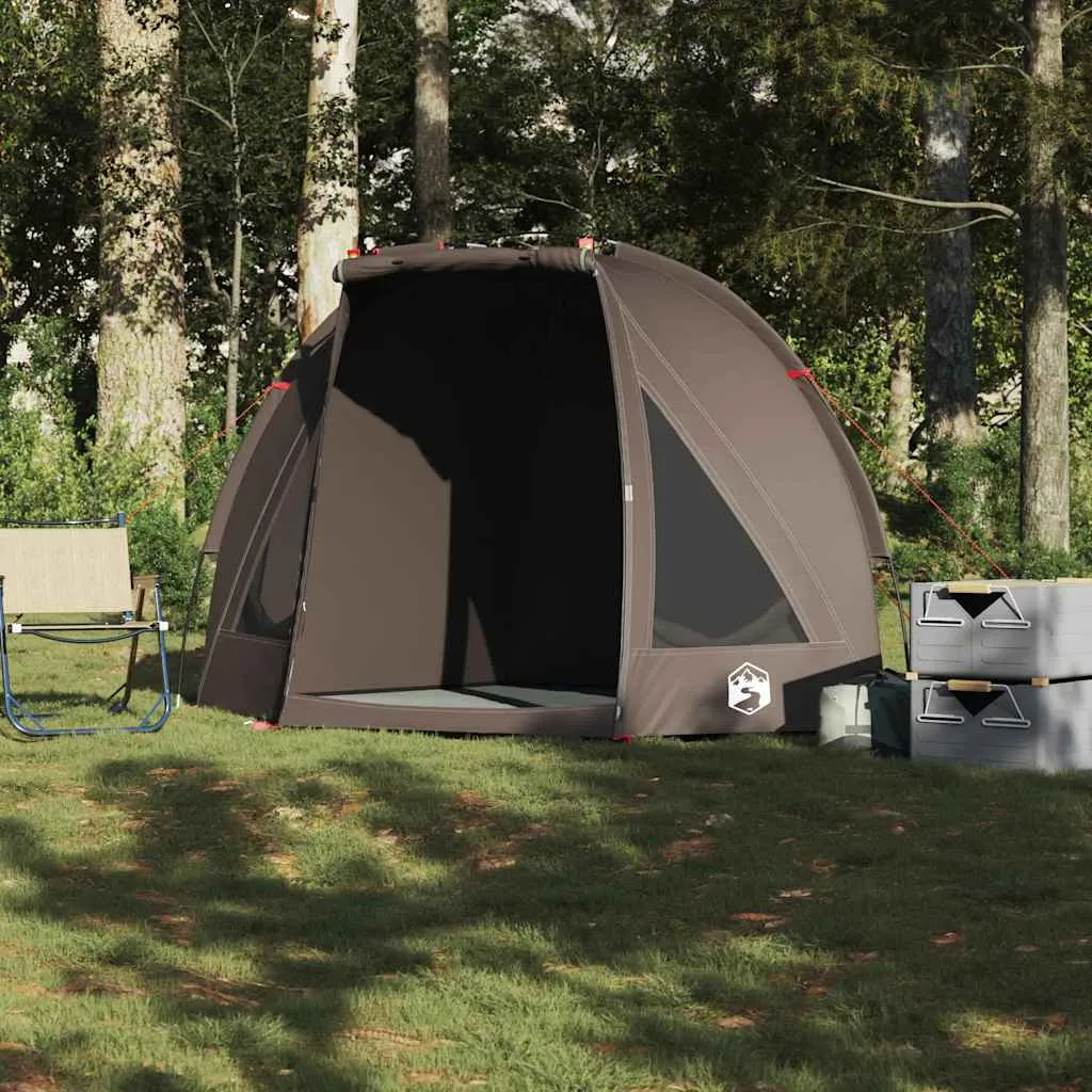 Angelzelt Campingzelt 210x170x125 cm Braun wasserdicht UV-Schutz