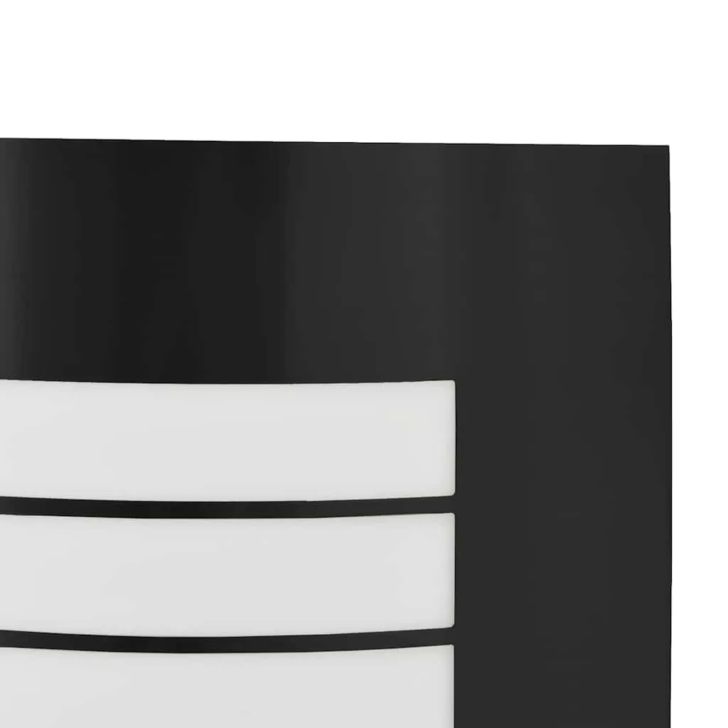 Moderne Außenwandleuchte 23,5 x 9 x 26 cm in Schwarz