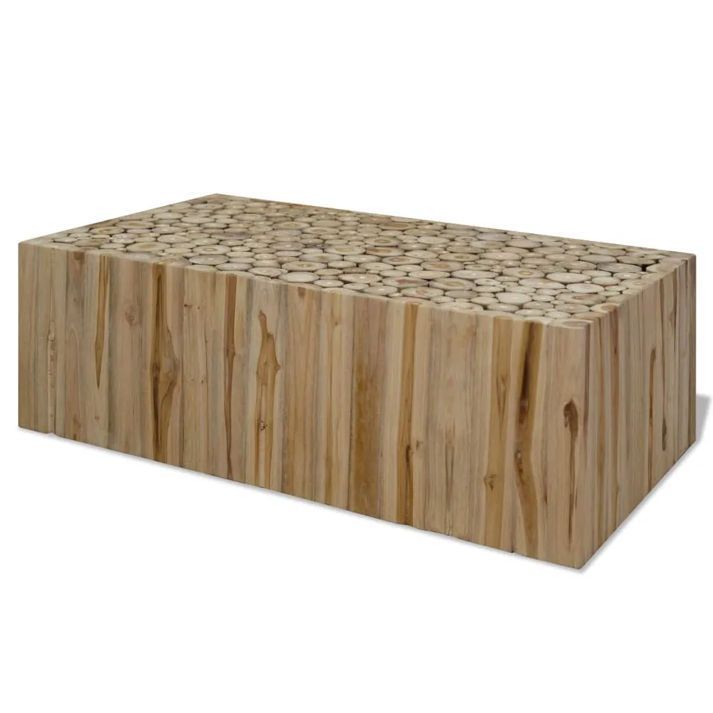 Couchtisch Echtes Teakholz 90x50x30 cm Couchtisch Echtes Teakholz 90x50x30 cm
