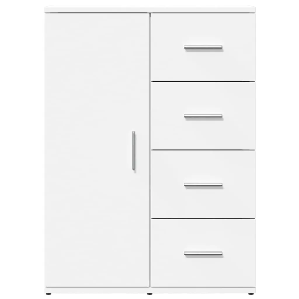 Weißes Sideboard aus Holzwerkstoff 59 x 39 x 80 cm