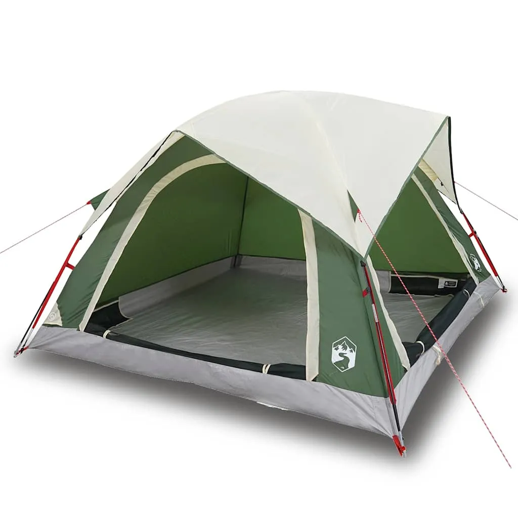 Campingzelt Grün 218 x 218 x 135 cm für 4 Personen