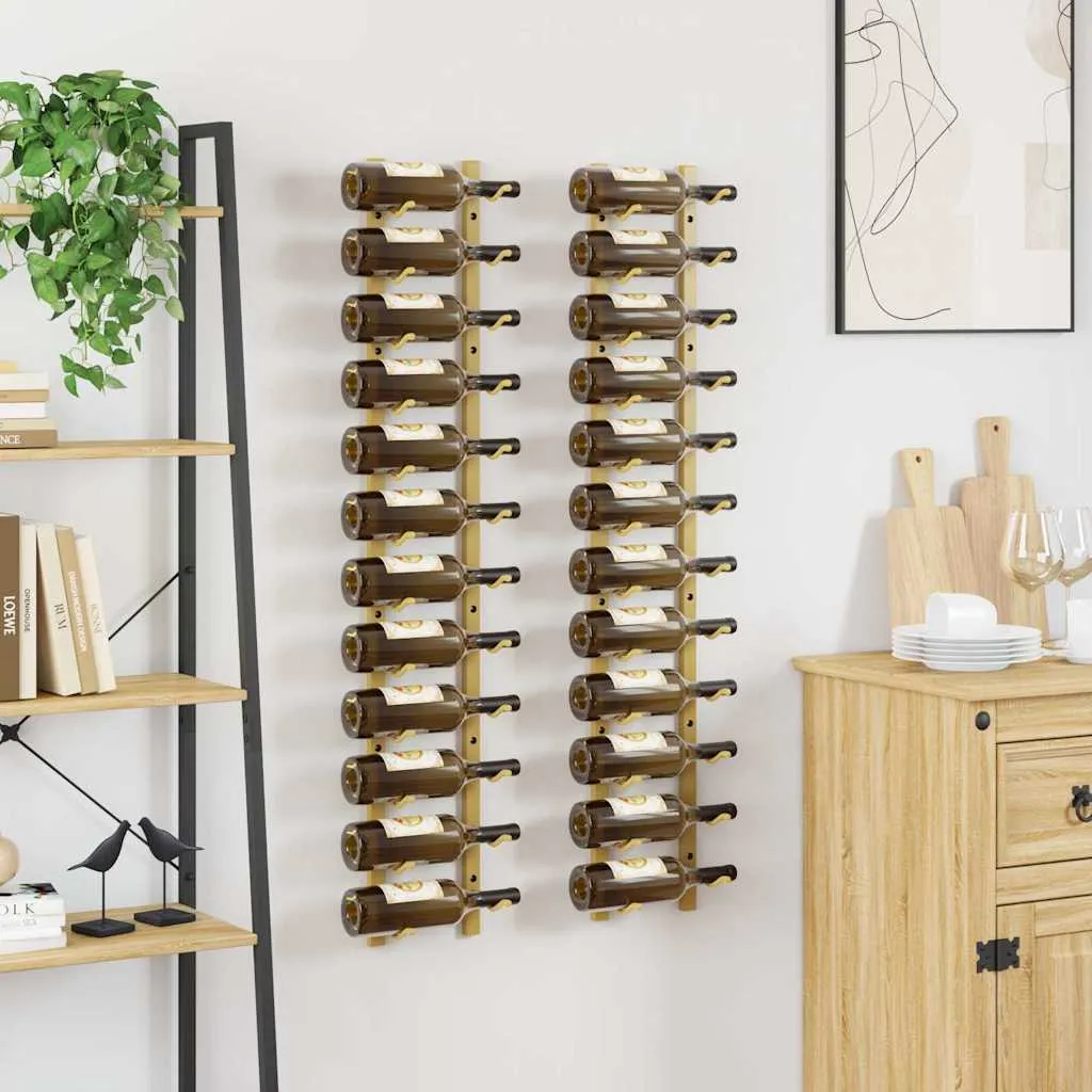 Weinregal Golden 12 Flaschen 12,5 x 2,5 x 116 cm