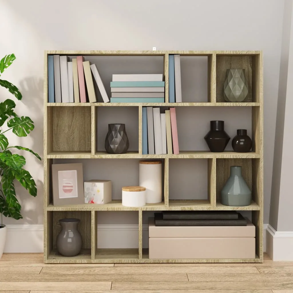 Praktisches Bücherregal Sonoma-Eiche 105 x 24 x 102 cm