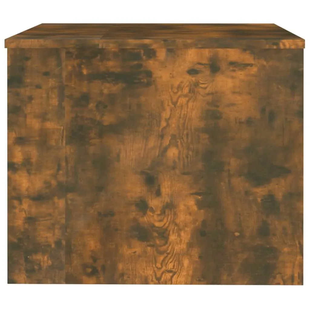 Moderner Couchtisch 80 x 50 x 40 cm in Räuchereiche mit Stauraum