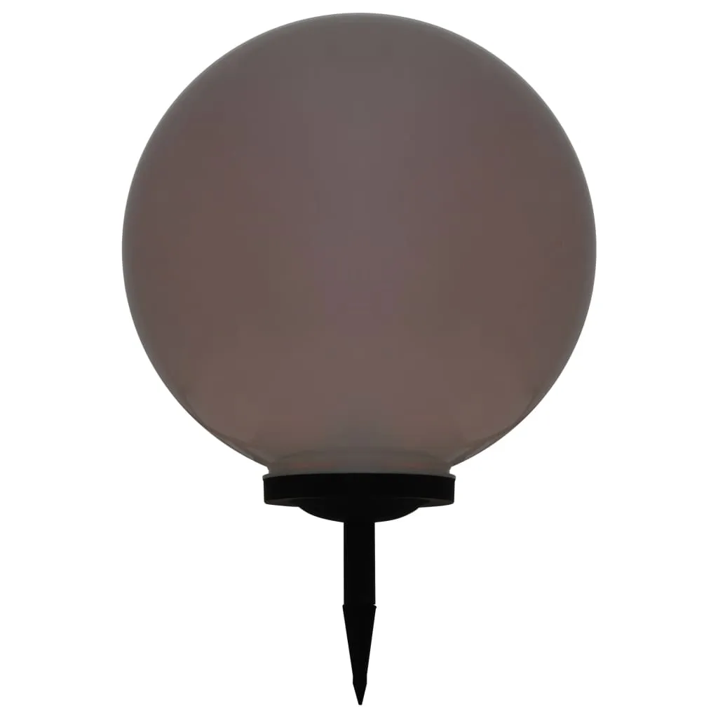 LED-Solarlampe Kugel Weiß 50x71 cm mit Farbwechselmodus