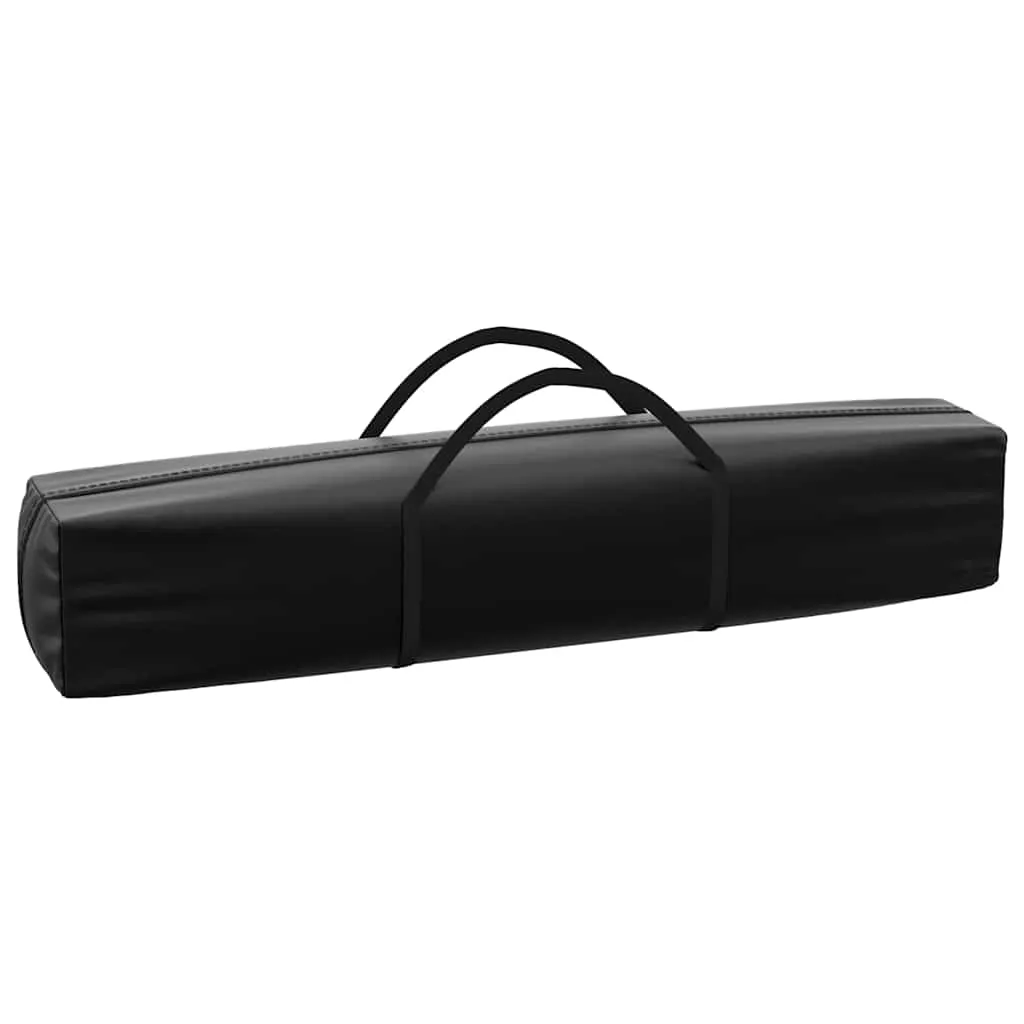 Faltbares Partyzelt 580x292x245 cm Schwarz mit Stahlgestell