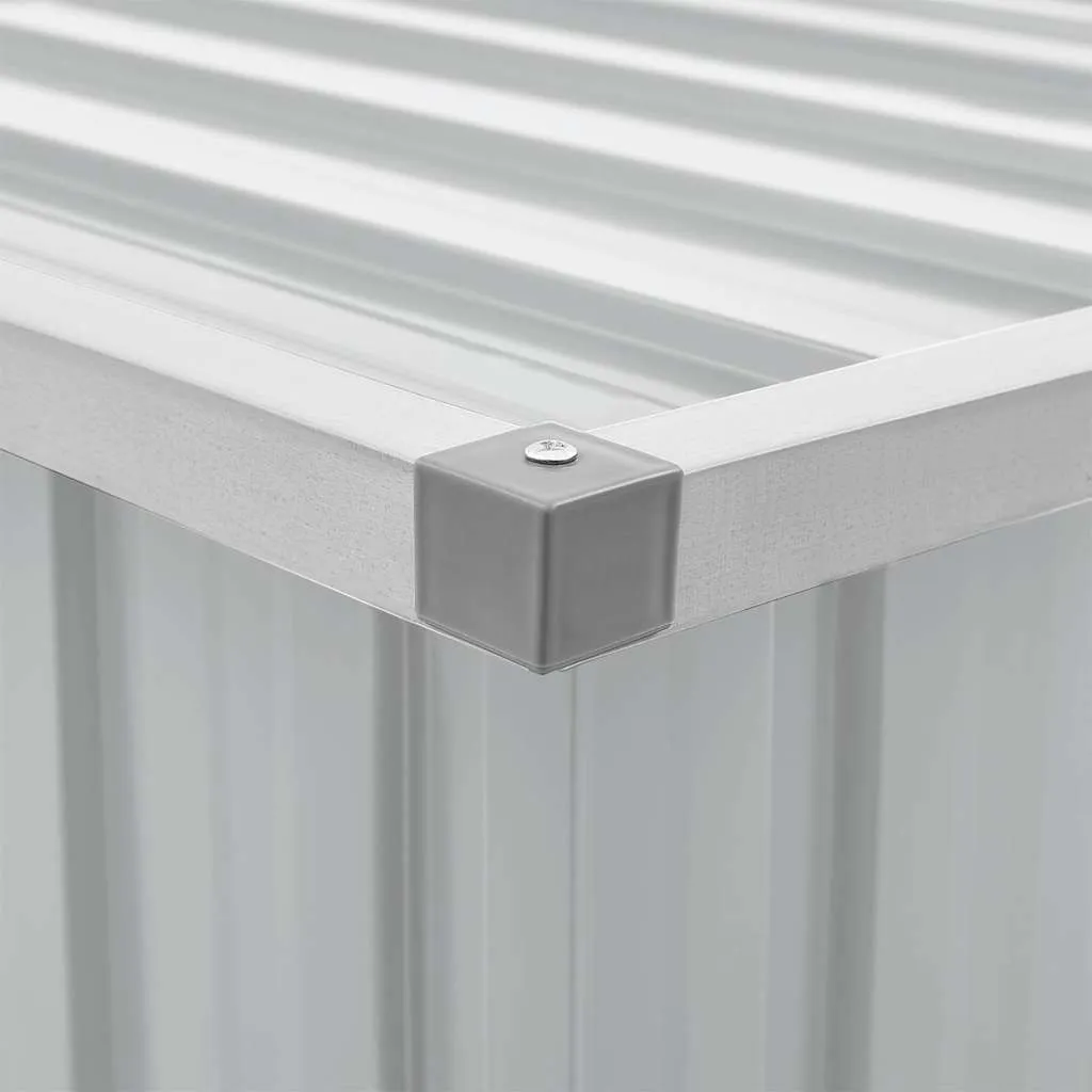 Garten-Aufbewahrungsbox Grau 109 x 67 x 65 cm