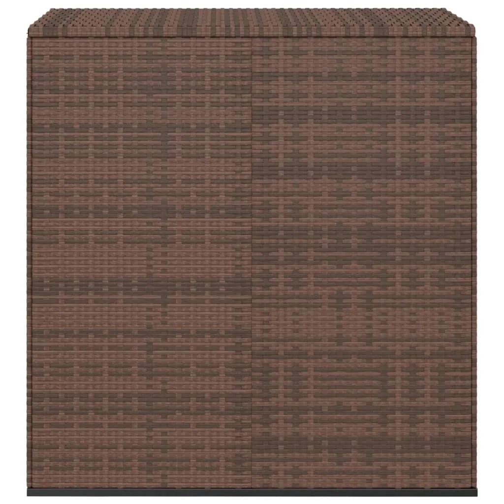 Garten-Kissenbox PE Rattan 100x49x103,5 cm Braun Garten-Kissenbox PE Rattan 100x49x103,5 cm Braun