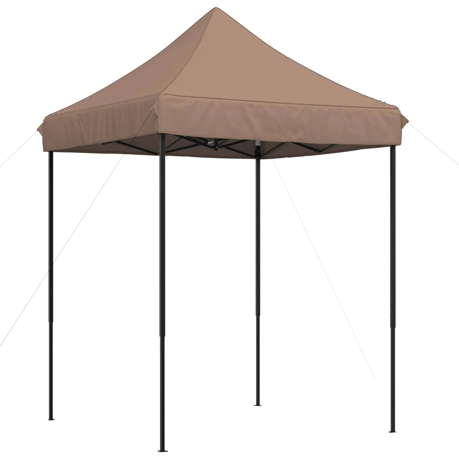 Modernes faltbares Partyzelt 200x200x306 cm in Braun