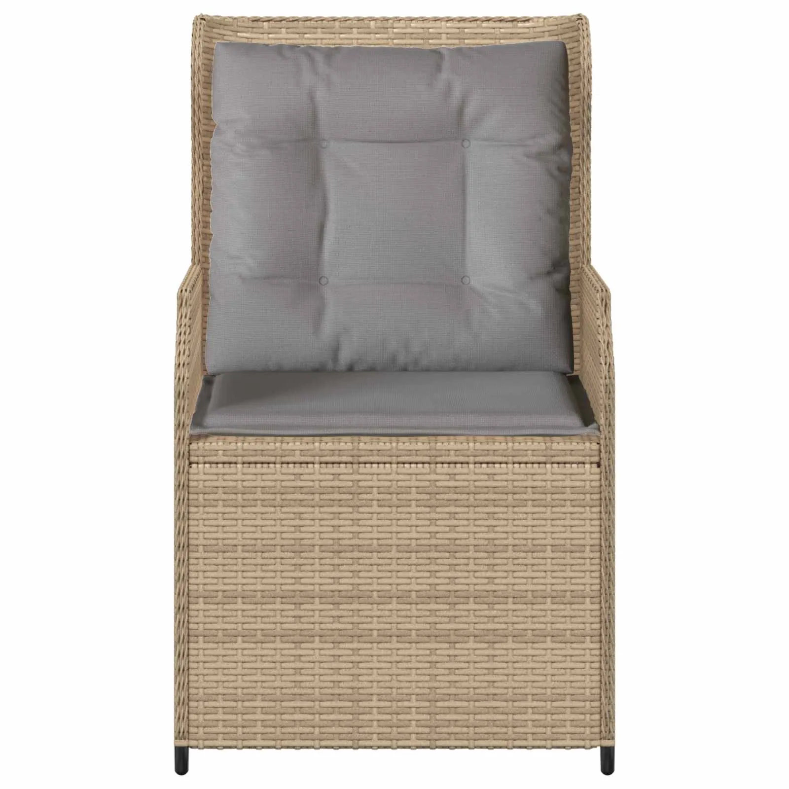 Verstellbare Gartenbank Beige 55 x 67 x 95 cm