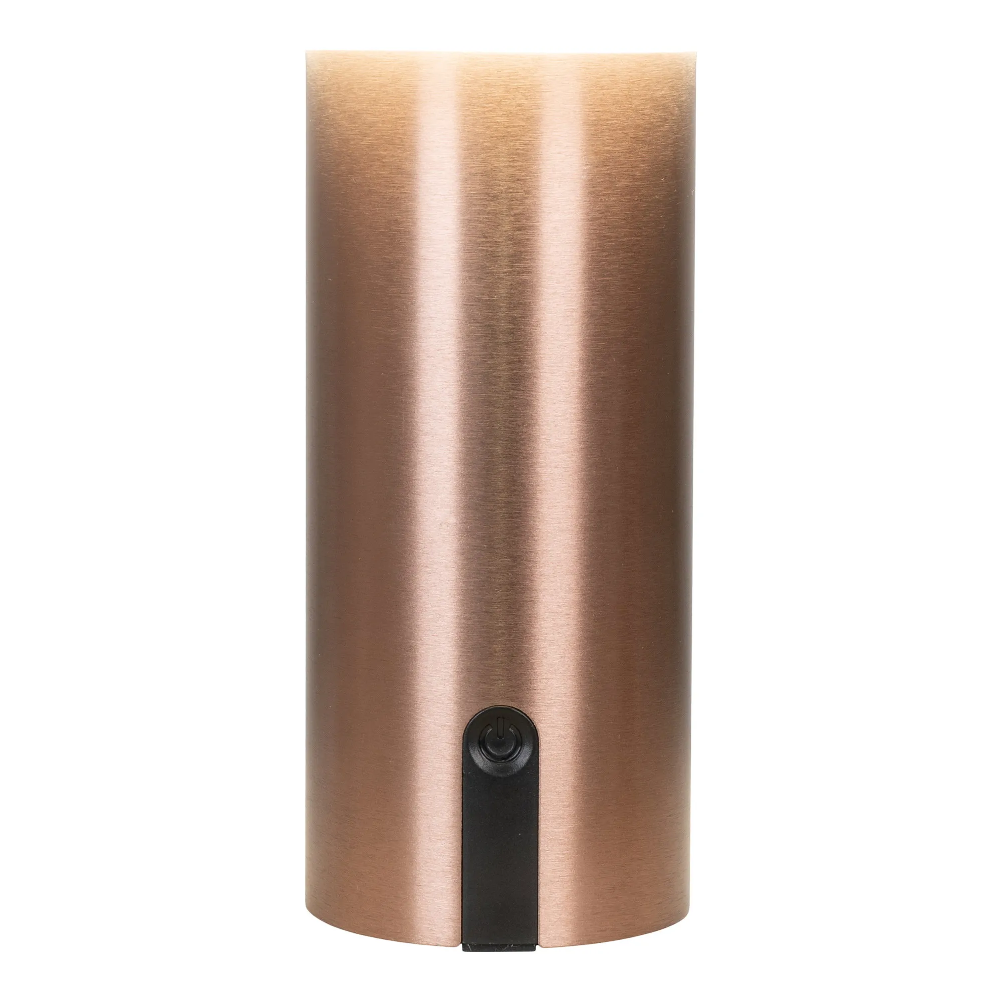 tinkaro Soham LED Lampe wiederaufladbar 15 x 15 x 22 cm Weiß/Kupfer