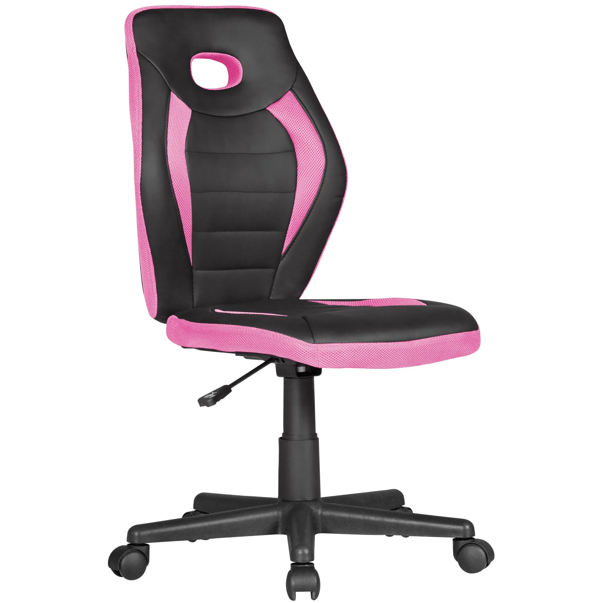 tinkaro Jugend-Drehstuhl JETAN Kunstleder/Mash Schreibtischstuhl Schwarz/Pink tinkaro Jugend-Drehstuhl JETAN Kunstleder/Mash Schreibtischstuhl Schwarz/Pink