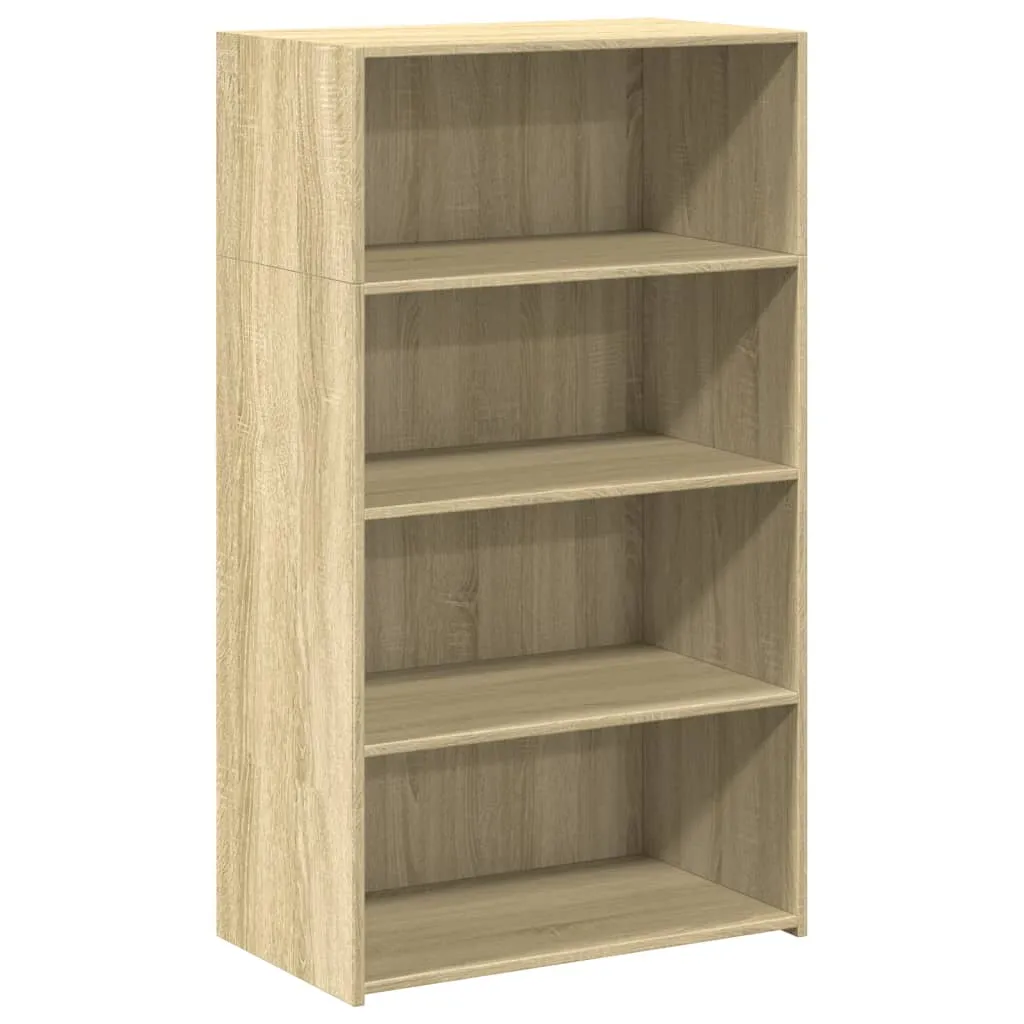 Klassisches Highboard Sonoma-Eiche 70 x 41 x 124 cm
