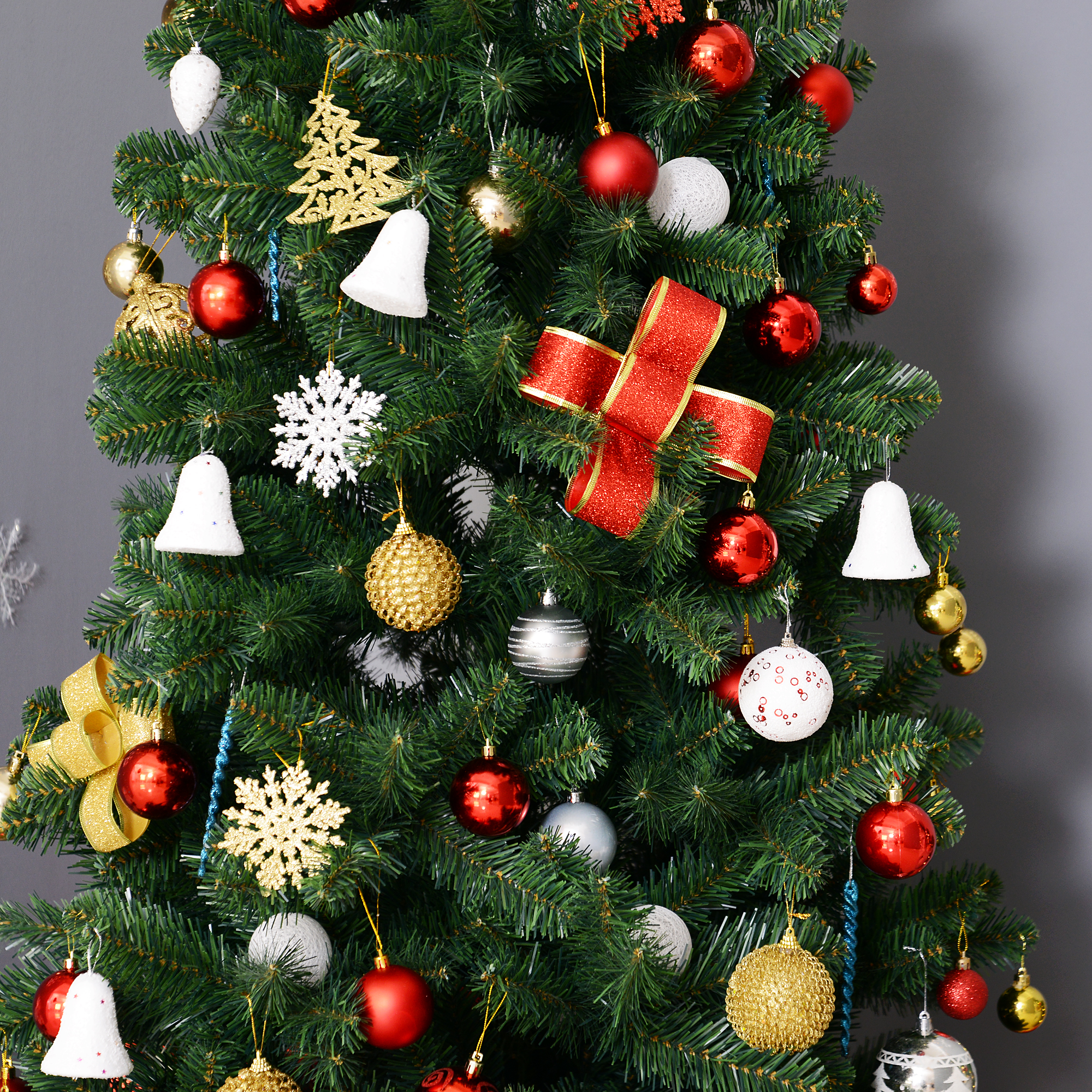 Künstlicher Weihnachtsbaum Kunsttanne 2,1 m Kunststoff Grün