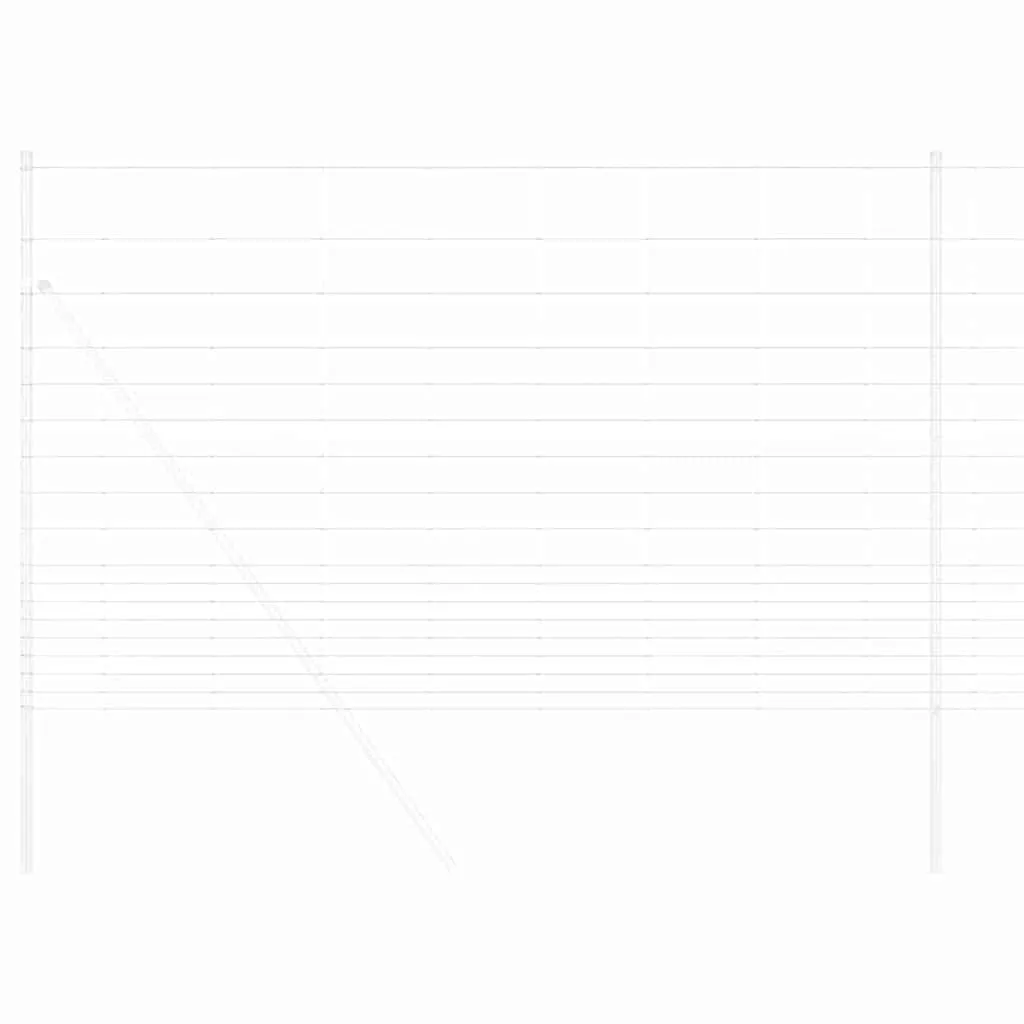 Wildzaun Feuerverzinkt 1000 x 150 cm aus robustem Eisen
