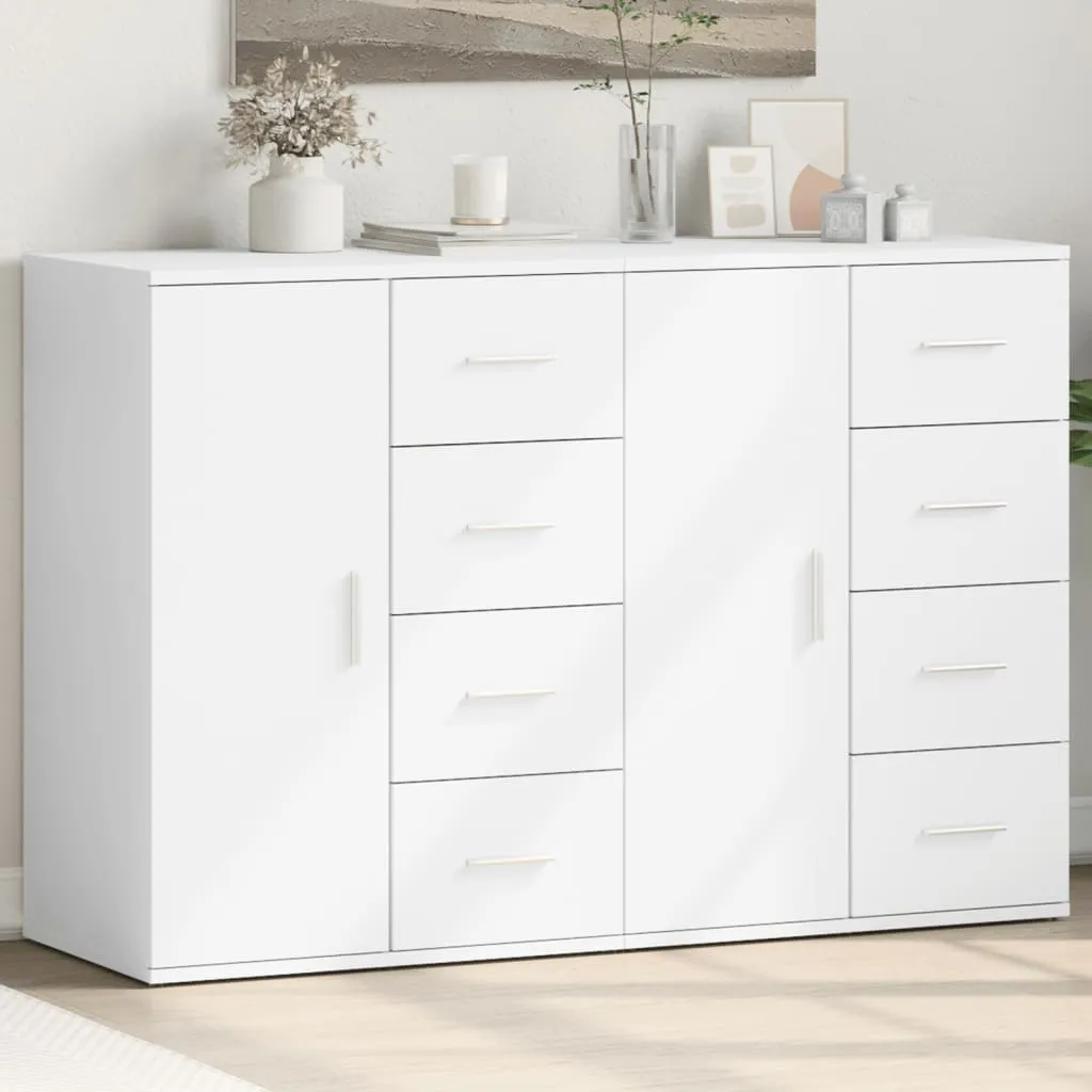Weißes Sideboard aus Holzwerkstoff 59 x 39 x 80 cm