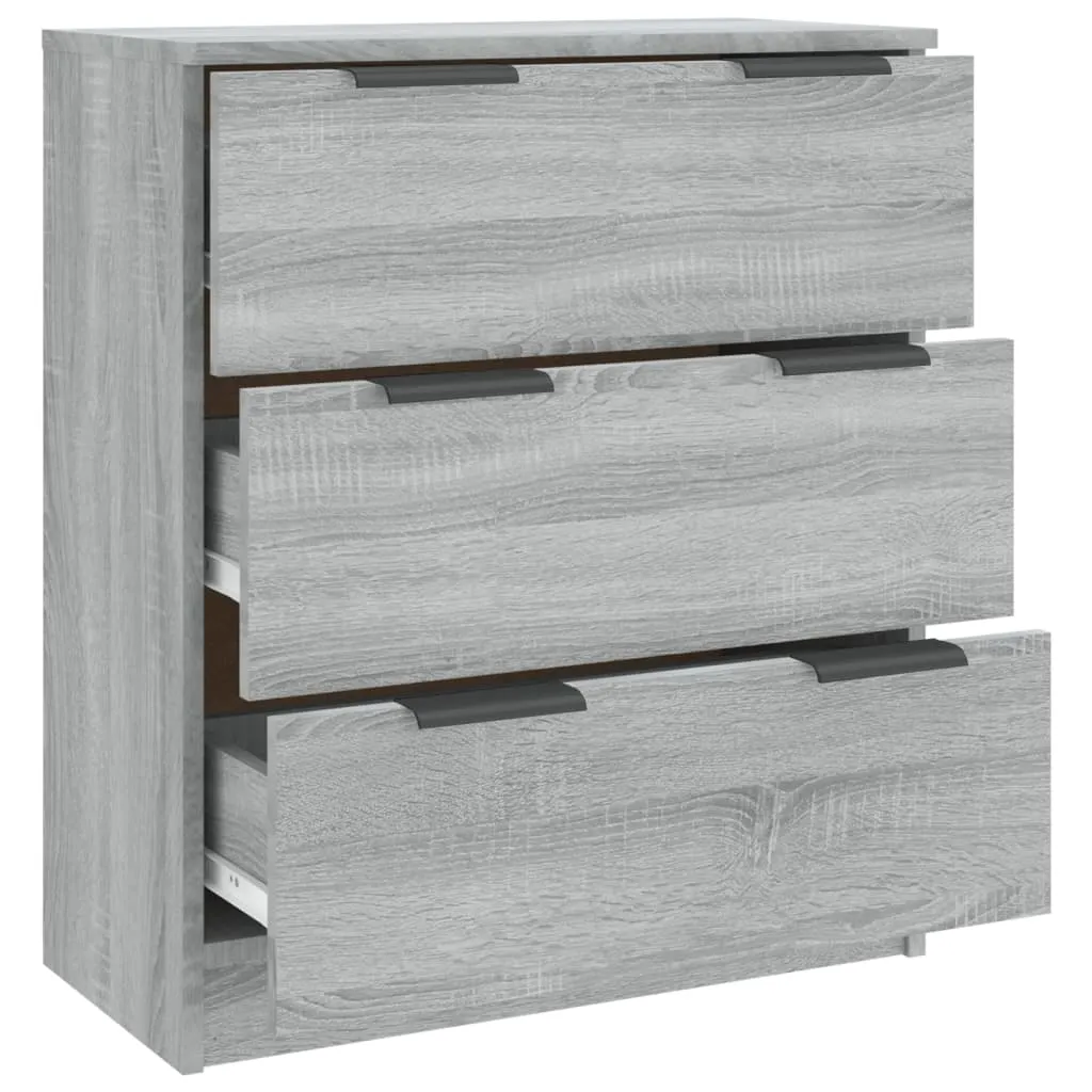 Klassisches Sideboard 60x30x70 cm in Grau Sonoma aus Holzwerkstoff